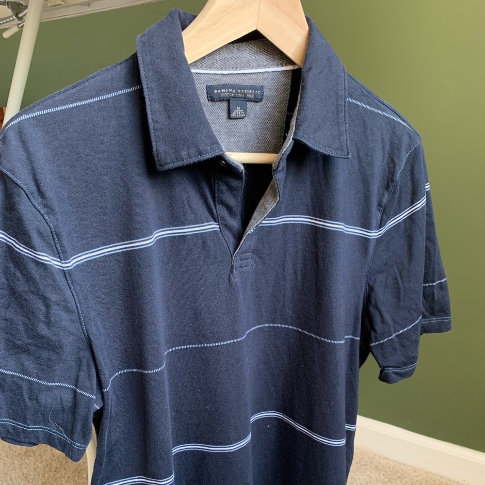 Banana Republic Blue Polo